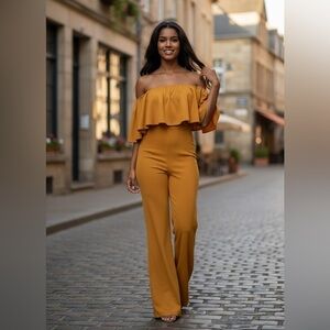 Mustard jumpsuit